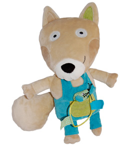 Design produit, pour Oxybul Eveil & Jeux
Cliquer, 5 autres produits à découvrir.
Collection de jouets d'éveil, déclinée d'après les personnages renard et lapin, 
sur le thème de la nature. 
Image à la Une, le doudou renard et sa mini souris.