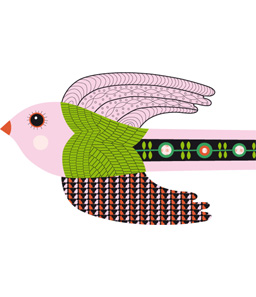 Illustratrice pour Djeco
Cliquer, le ruban oiseau à découvrir en grand et le ruban dragon.
A la Une, extrait du ruban oiseau.